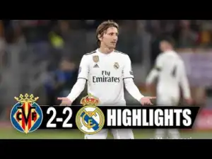 Real Madrid vs Villarreal 2-2 All Goals & Highlights 03/01/2019